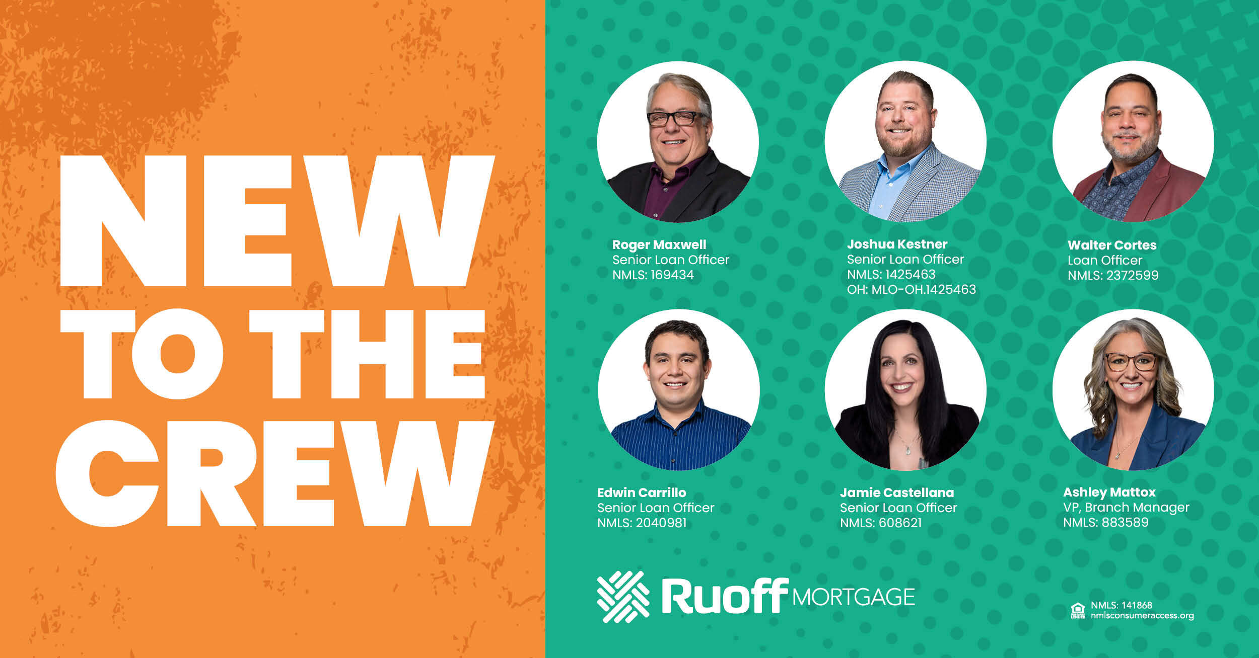 Scott Rueff Ruoff Mortgage Welcomes New Loan Officers in January